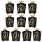 Big Dot of Happiness Adult 60th Birthday - Gold - Table Decorations - Birthday Party Fold and Flare Centerpieces - 10 Count